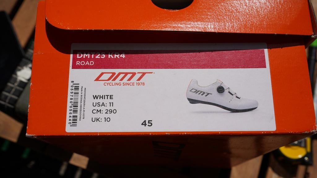 DMT KR4 racefiets schoenen maat 45 wit, Heren, Schoenen, Overige maten, Ophalen of Verzenden