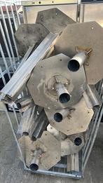 Grote rvs parasol voeten ! 26 stuks op voorraad !!, Ophalen, Zo goed als nieuw, Minder dan 1 meter, Parasolvoet