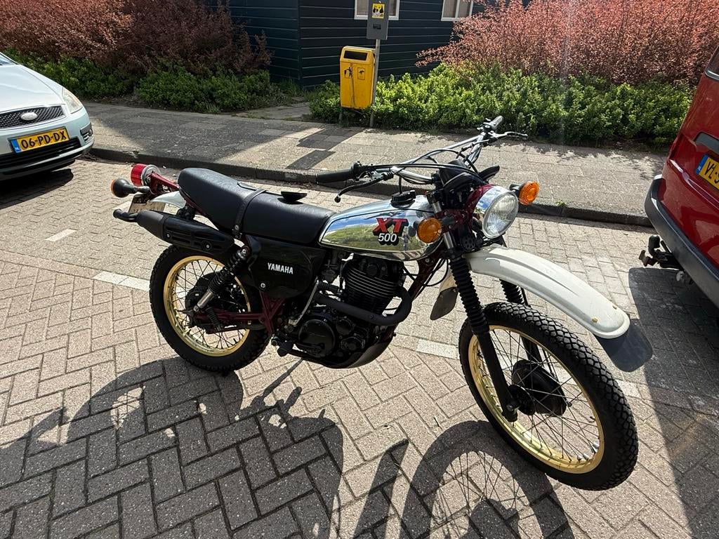 Yamaha XT 500 uit 1980 - Hobbyproject met potentie, Motorrijbewijs A, Gebruikt, Particulier, Meer dan 35 kW