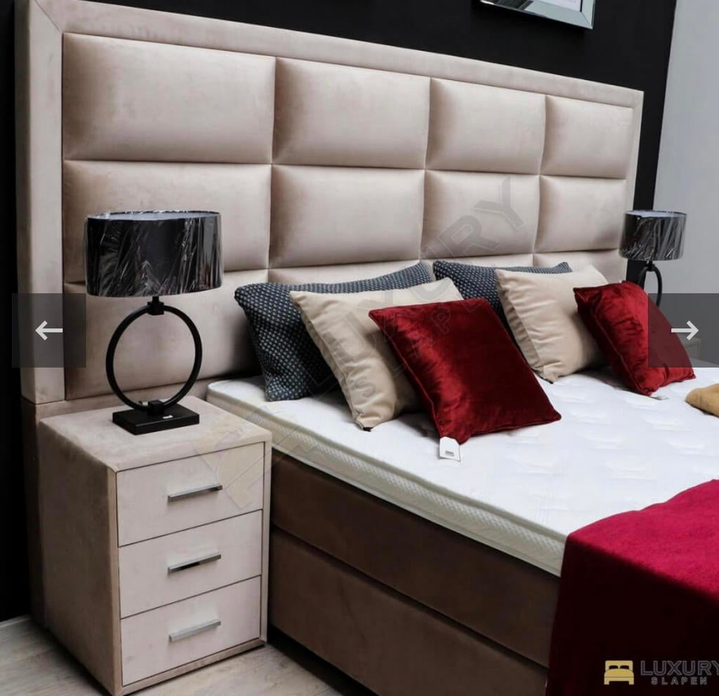 Prachtige boxspring maat 160/200, Ophalen of Verzenden, Zo goed als nieuw, Tweepersoons, 160 cm