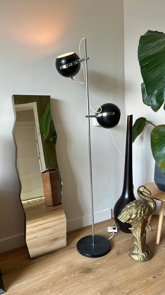 Vintage retro ikea design Ola Wihlborg ps stam zigzag mirror, Ophalen, Minder dan 50 cm, Zo goed als nieuw, Minder dan 100 cm