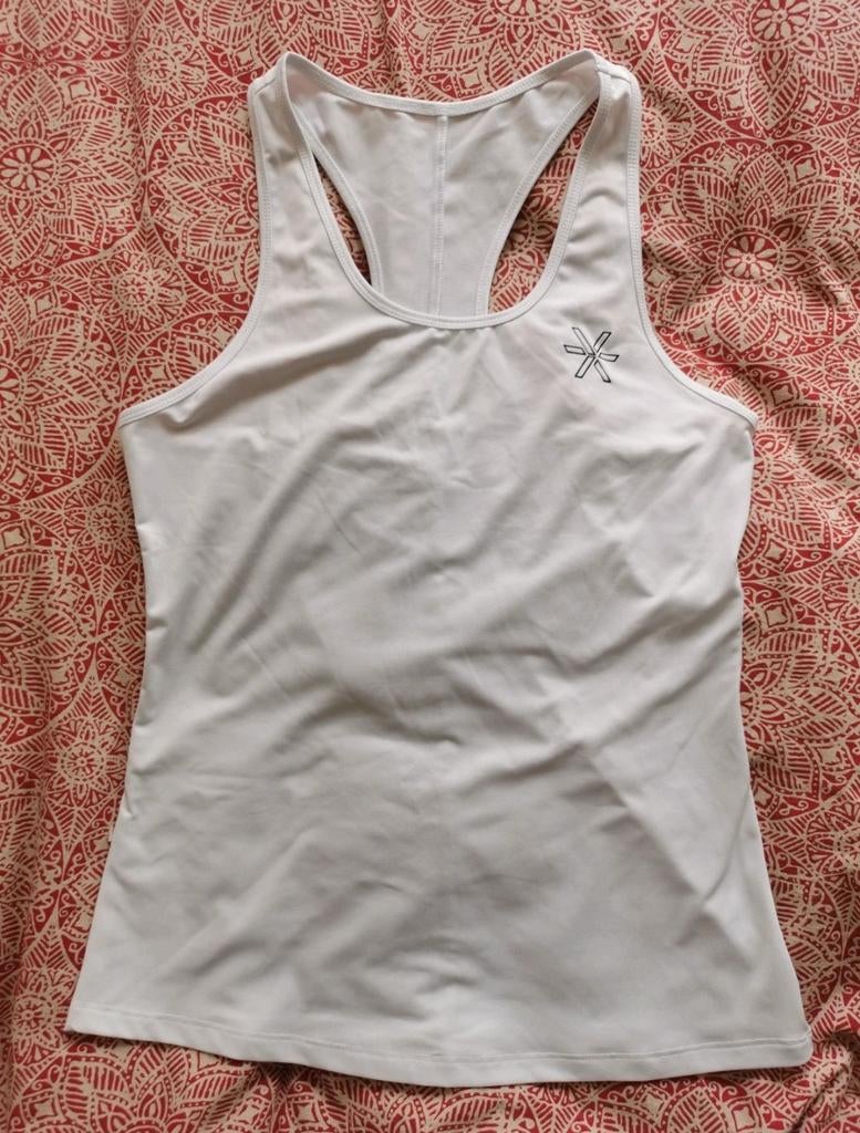 Witte sporttop van BARA sportswear, Maat 38/40 (M), BARA sportswear, Wit, Ophalen of Verzenden