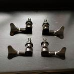 Goldo Set van 4 zwarte stemmechanieken voor basgitaar, Ophalen of Verzenden, Zo goed als nieuw, Elektrische basgitaar