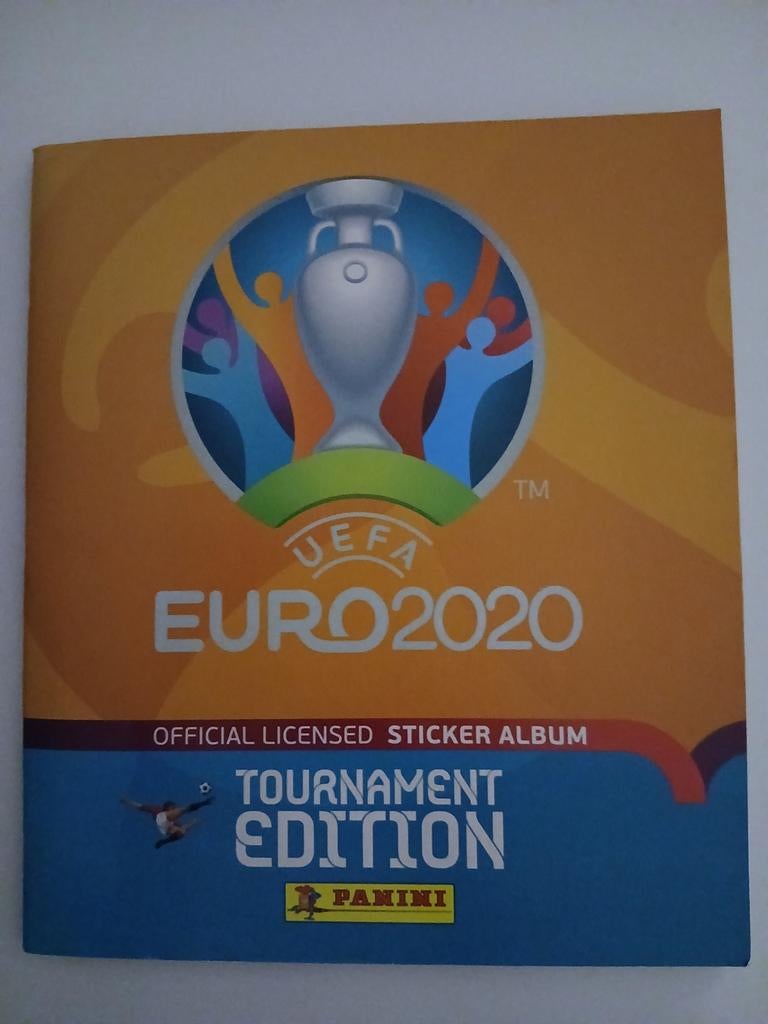 PANINI EURO 2020 EK VOETBALALBUM, Ophalen of Verzenden, Zo goed als nieuw, Buitenlandse clubs, Poster, Plaatje of Sticker