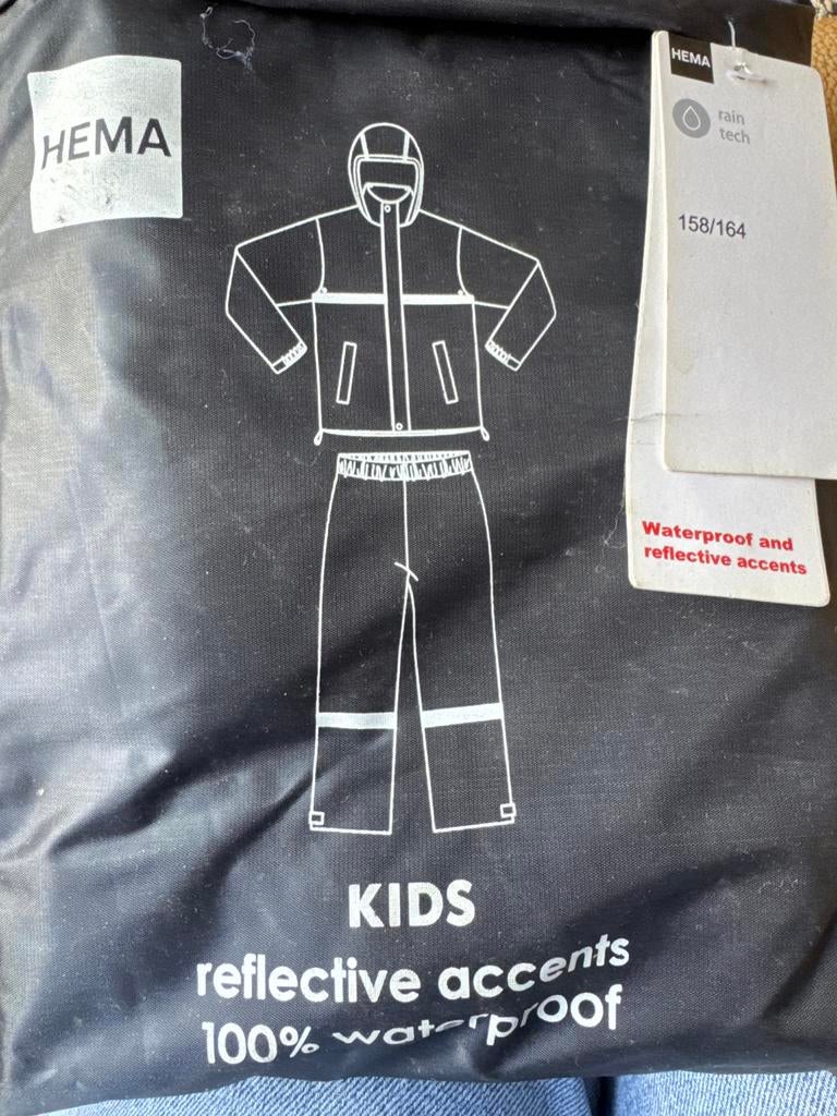 Hema Regenpak Kids - Maat 158/164 - Nieuw, Ophalen of Verzenden, Nieuw, Regenpak, Kinderen
