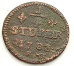 1/4e Stuiver 1783 Jūlich-Berg Oude Antieke Munt Duitsland, Ophalen of Verzenden