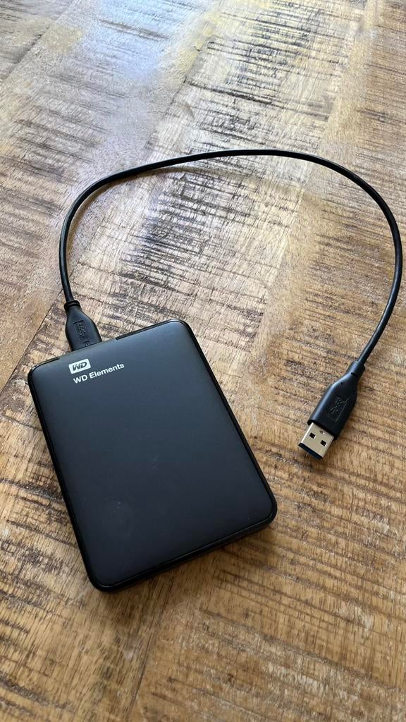 WD Elements Portable 1TB, Ophalen, Gebruikt, HDD, Western Digital (WD)