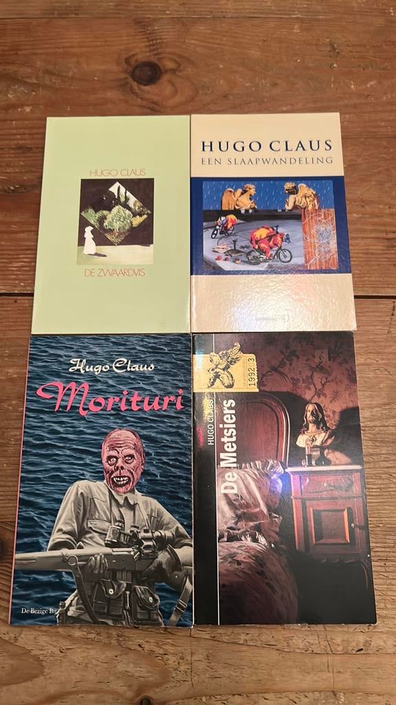 4 x Hugo Claus, Ophalen of Verzenden, Zo goed als nieuw, België