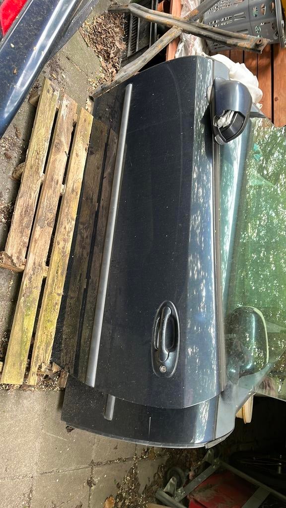 .2 Deuren compleet saab 9-3 cabrio  nocture blue ig staat, Auto-onderdelen, Carrosserie en Plaatwerk, Ophalen, Saab, Deur