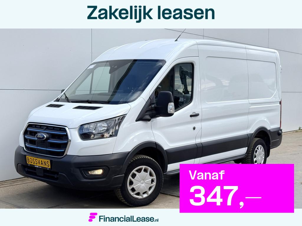 Ford E-Transit 68kWh 184PK L2H2 317km WLTP 95,7% (SOH) BEV S, Automaat, Gebruikt, Zwart, 2593 kg