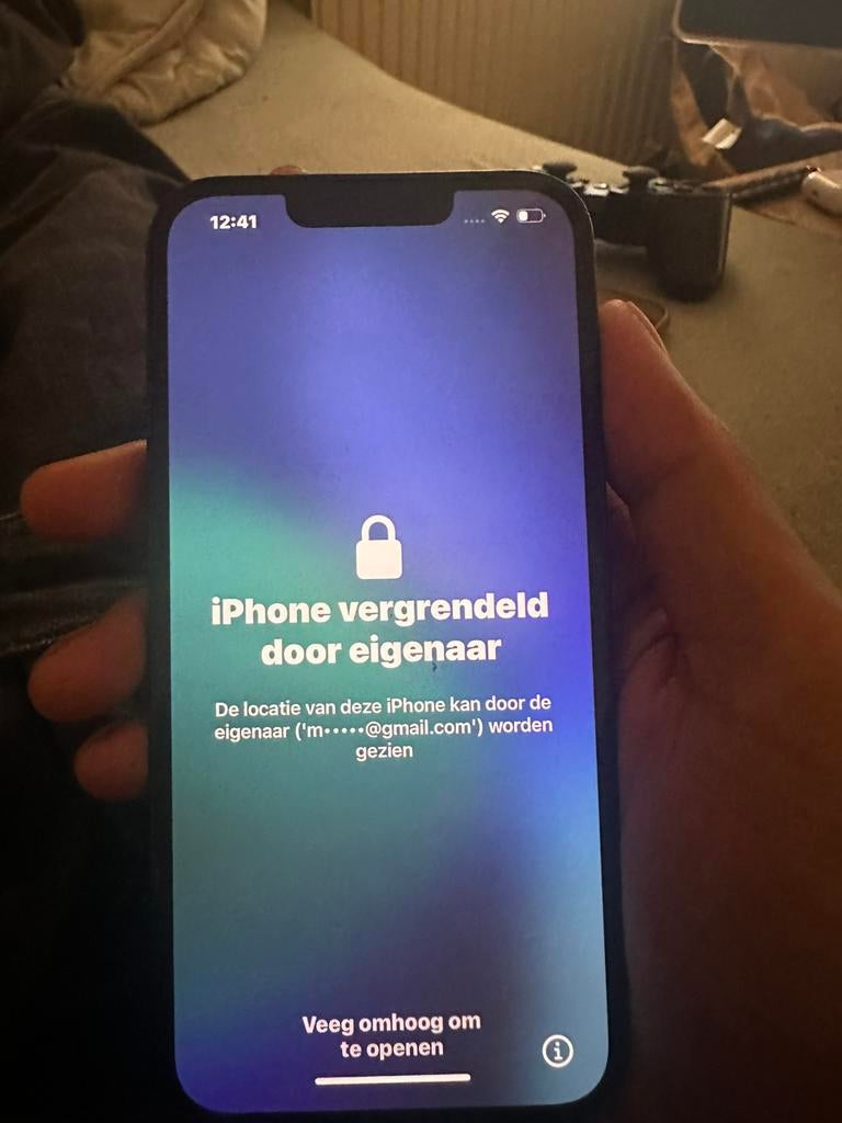 Iphone 13 icloudlockt voor onderdelen, Ophalen, Niet werkend, Geen camera, Blauw