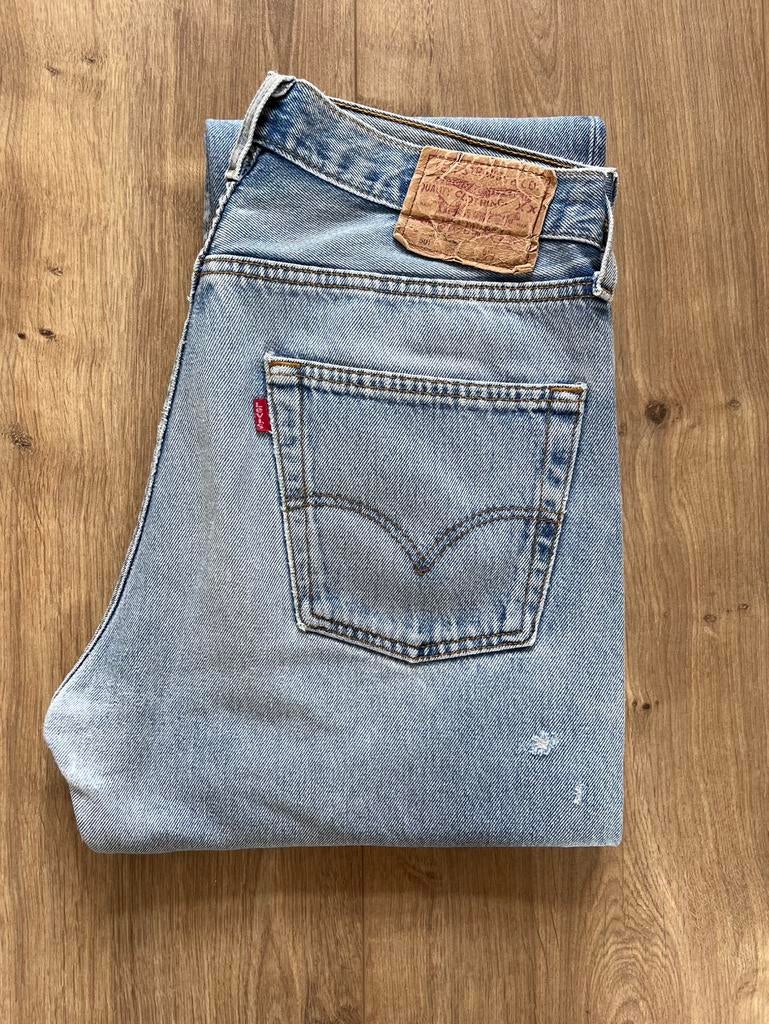 Vintage Levi’s 501 W34 L34, Kleding | Heren, Spijkerbroeken en Jeans, Ophalen of Verzenden, Gedragen, Blauw, W33 - W34 (confectie 48/50)