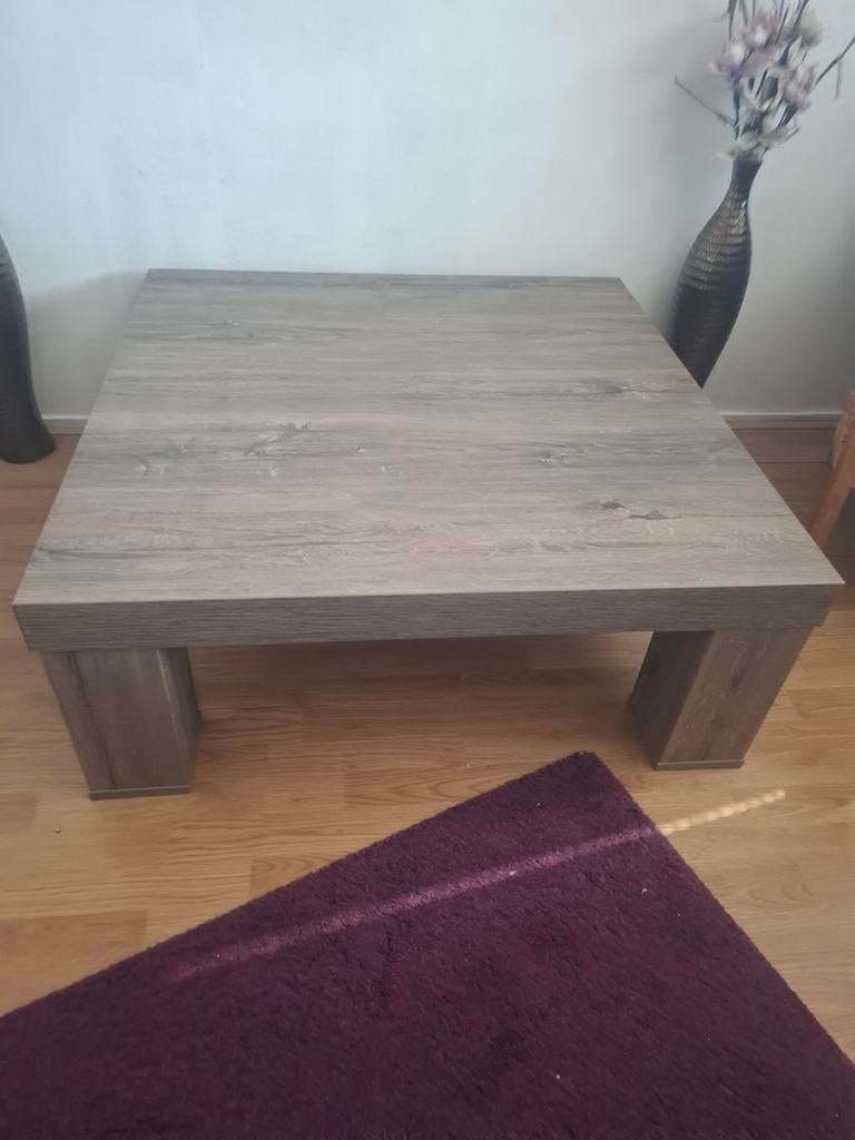 Salontafel 1x1 meter, hoogte 40cm, Huis en Inrichting, Ophalen, 50 tot 100 cm, Vierkant, 50 tot 100 cm