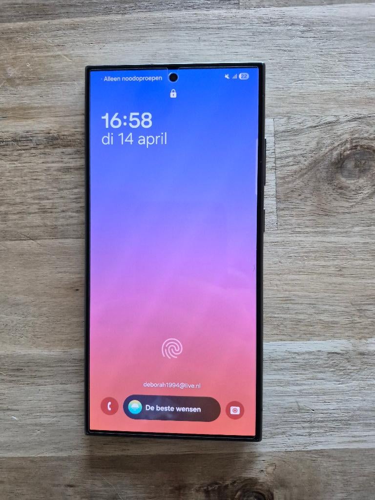 Samsung Galaxy S24 Ultra | 256GB | 12GB RAM | Titanium Black, Gebruikt, Galaxy S24, Zwart, Touchscreen