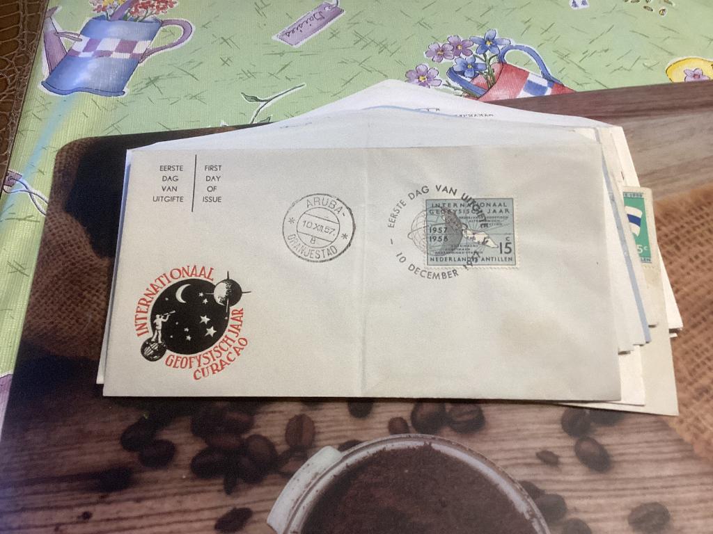 No1091 Nederlandse Antillen E5 Heb van Nederland jaargangen, Postzegels en Munten, Postzegels | Eerstedagenveloppen, Ophalen, Onbeschreven