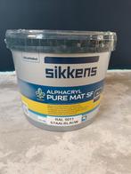 Sikkens Alphacryl pure mat sf RAL 5011 staalblauw, Ophalen, Nieuw