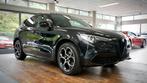 Alfa Romeo Stelvio 2.0 T AWD Veloce | Panoramadak || 20 Inch, Auto's, Alfa Romeo, 12 maanden, 4 cilinders, Zwart, Leder