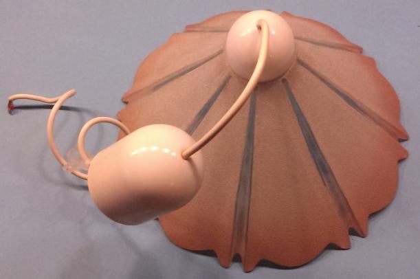 Hanglamp van glas., Huis en Inrichting, Lampen | Hanglampen, Ophalen of Verzenden, Gebruikt, Glas, Minder dan 50 cm