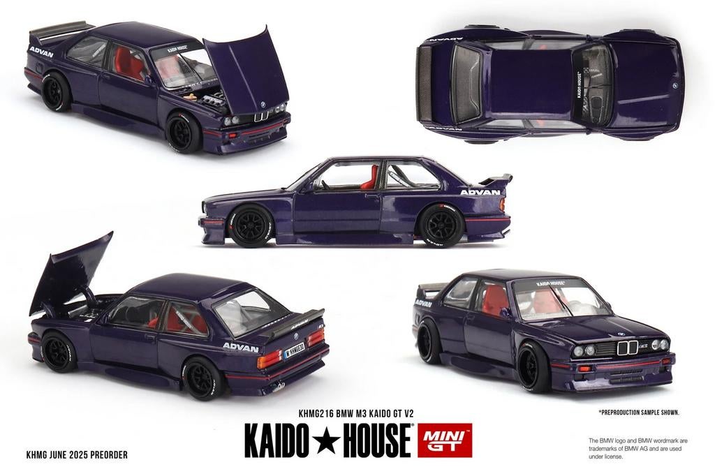 Mini gt kaido house bmw m3 e30, Ophalen of Verzenden, Zo goed als nieuw, Auto