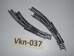 Vk-037 N Spoor Gebogen Wissels 14966/67 Minitrix, Gelijkstroom, Trix, Rails, Ophalen of Verzenden