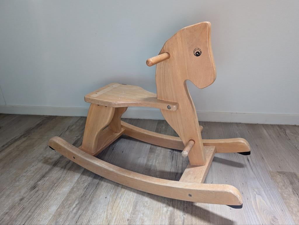 Houten hobbelpaard, Kinderen en Baby's, Speelgoed | Hobbelfiguren, Ophalen of Verzenden, Gebruikt