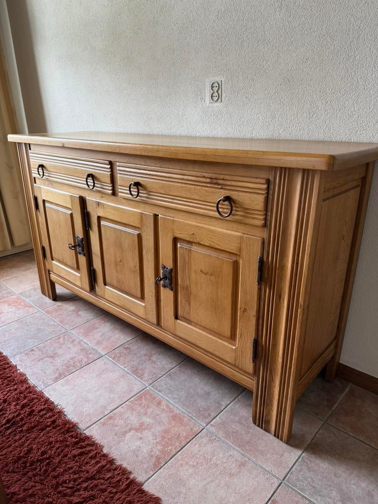 Eiken dressoir kast, 150 tot 200 cm, Eikenhout, Ophalen of Verzenden, Zo goed als nieuw