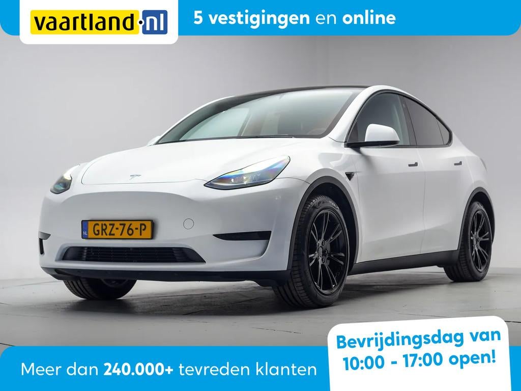 Tesla Model Y RWD 58 kWh [ Panoramadak Trekhaak Lederen bekl, Auto's, Tesla, Automaat, 238 pk, Gebruikt, 23 min