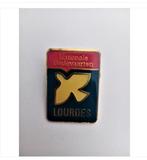 pin/speld nationale bedevaarten lourdes /duif, Ophalen of Verzenden, Zo goed als nieuw, Overige onderwerpen, Button