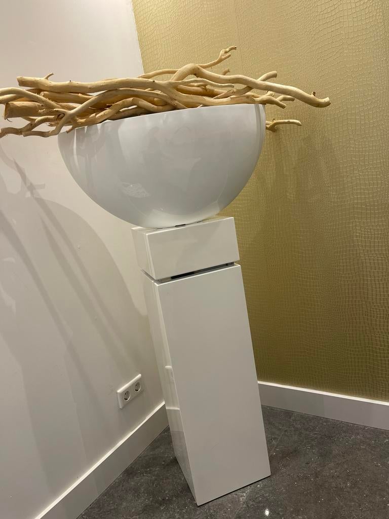 Zuil inclusief vaas en boomstang, Ophalen of Verzenden, Zo goed als nieuw