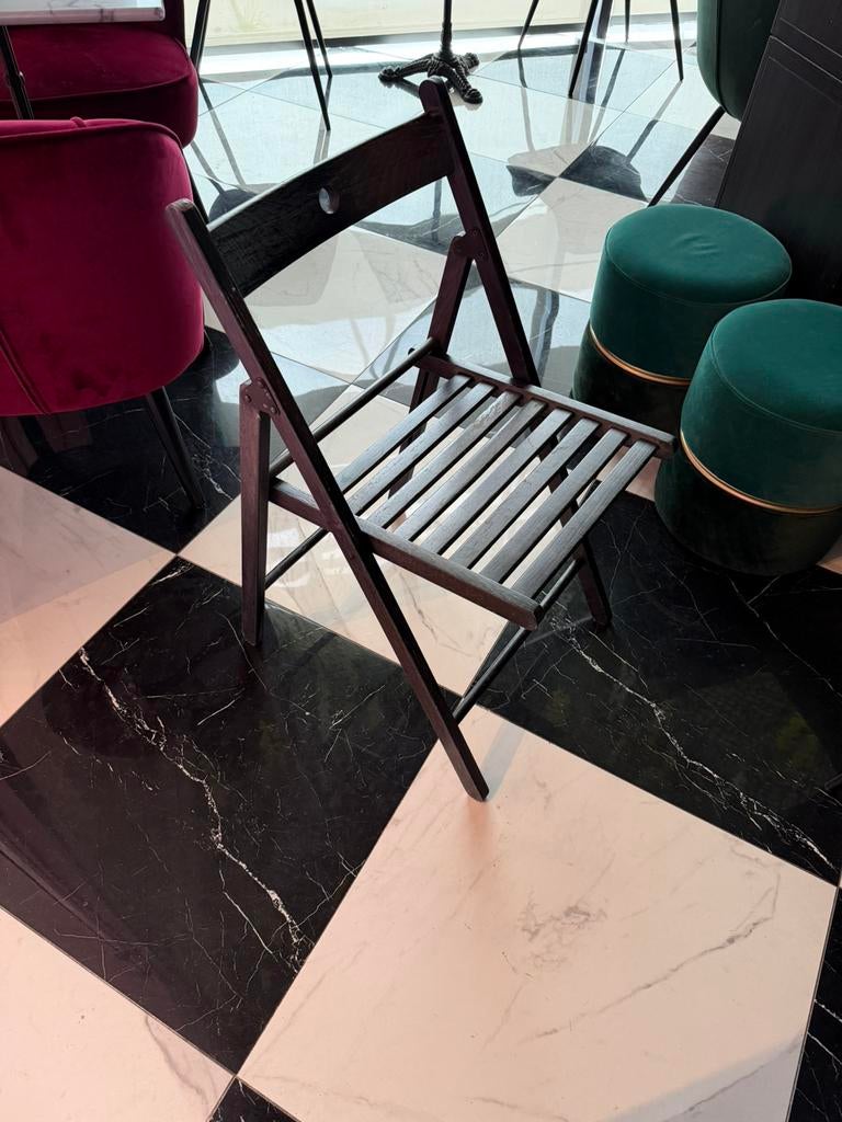 Klapstoel, Ophalen, Gebruikt, Hout, Inklapbaar