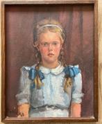 Portret van een meisje, Minder dan 50 cm, Gebruikt, Oorspronkelijke maker, Ophalen of Verzenden