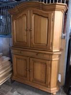 Blank eiken kast massief hout., Ophalen, Zo goed als nieuw