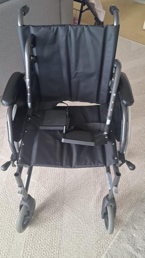 Rolstoel Vermeieren Jazz S50, Ophalen, Inklapbaar, Gebruikt, Duwrolstoel