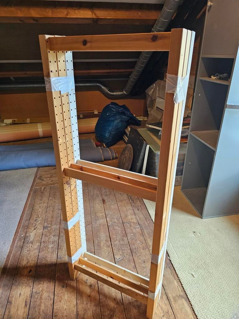 IKEA Ivar zijpanelen 124x50 cm (1 wit, 2 onbehandeld), Ophalen, Gebruikt