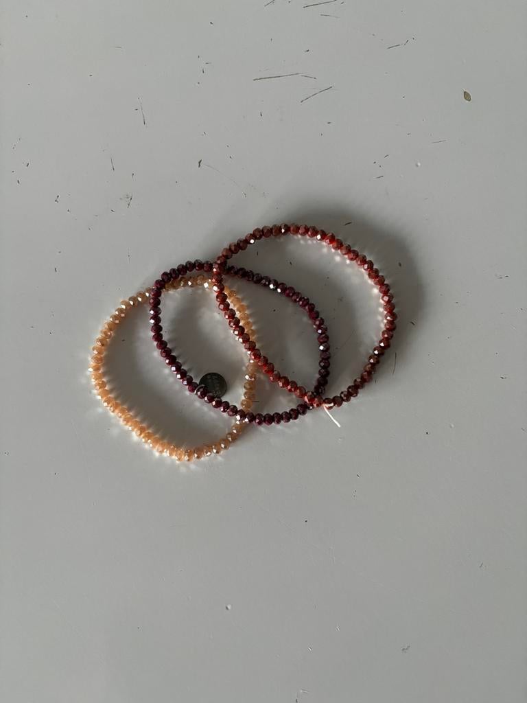 Armbandjes, Ophalen of Verzenden, Zo goed als nieuw, Staal