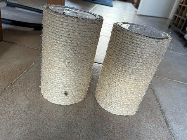 2 losse krabpalen 20 cm hoog, Dieren en Toebehoren, Krabmeubelen, Ophalen, Nieuw, Krabmeubel-onderdelen