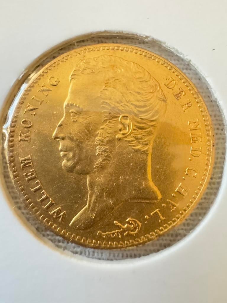 Gouden tientje Gulden Willem I 1840, Postzegels en Munten, Munten | Nederland, Koning Willem I, Losse munt, 10 gulden, Goud