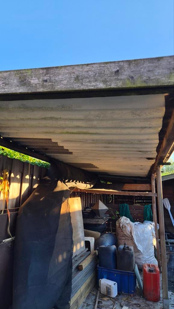 Golfplaten voor dakbedekking - Gebruikt, diverse maten, Ophalen, Gebruikt, Zwart, 15 m² of meer