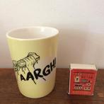 Aargh! Finish beker pastel pastelgeel geel wringen vintage, Ophalen of Verzenden, Zo goed als nieuw, Overige typen