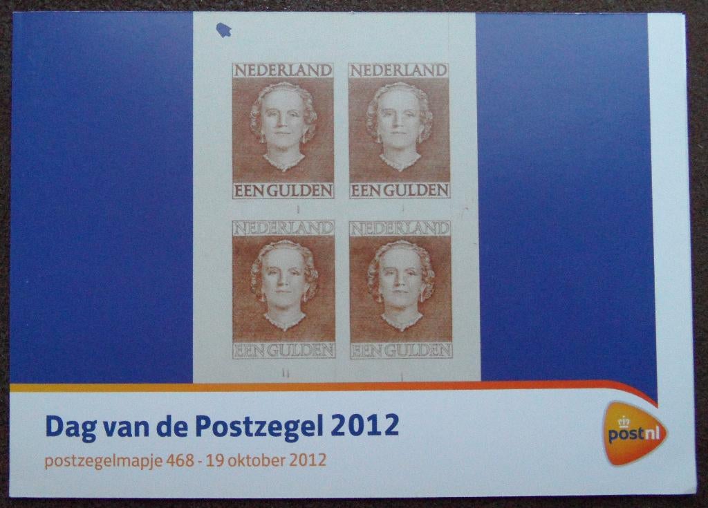 Postzegelmapje 468 – Dag van de postzegel 2012, Ophalen of Verzenden, Postfris