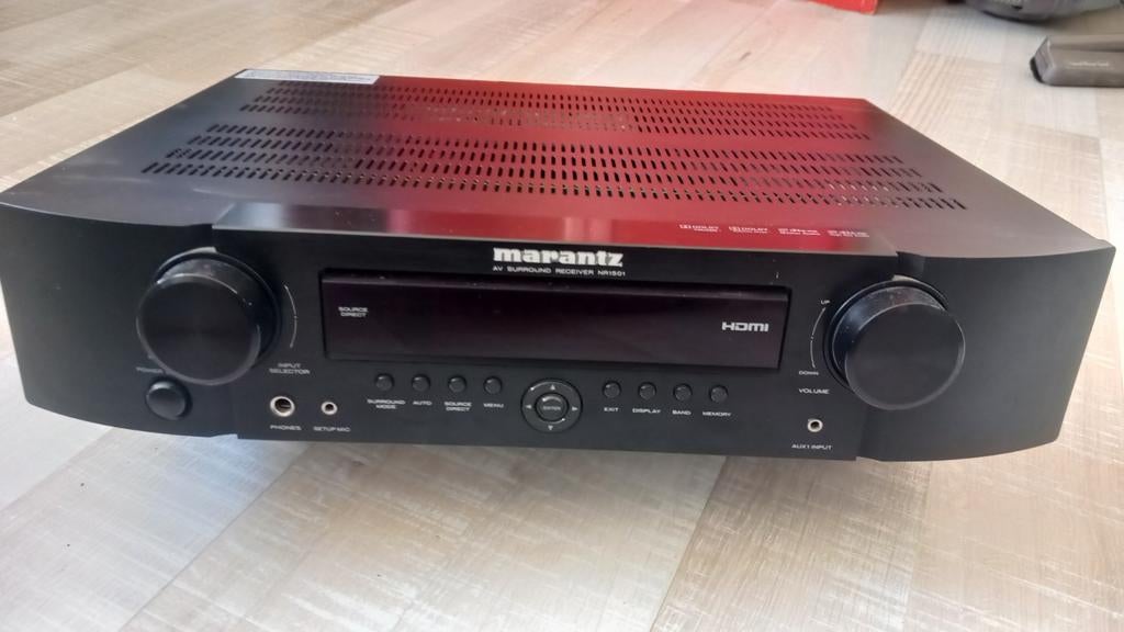 Marantz NR1501 AV Receiver - Geen geluid (defect), Niet werkend, Minder dan 60 watt, Ophalen, Marantz