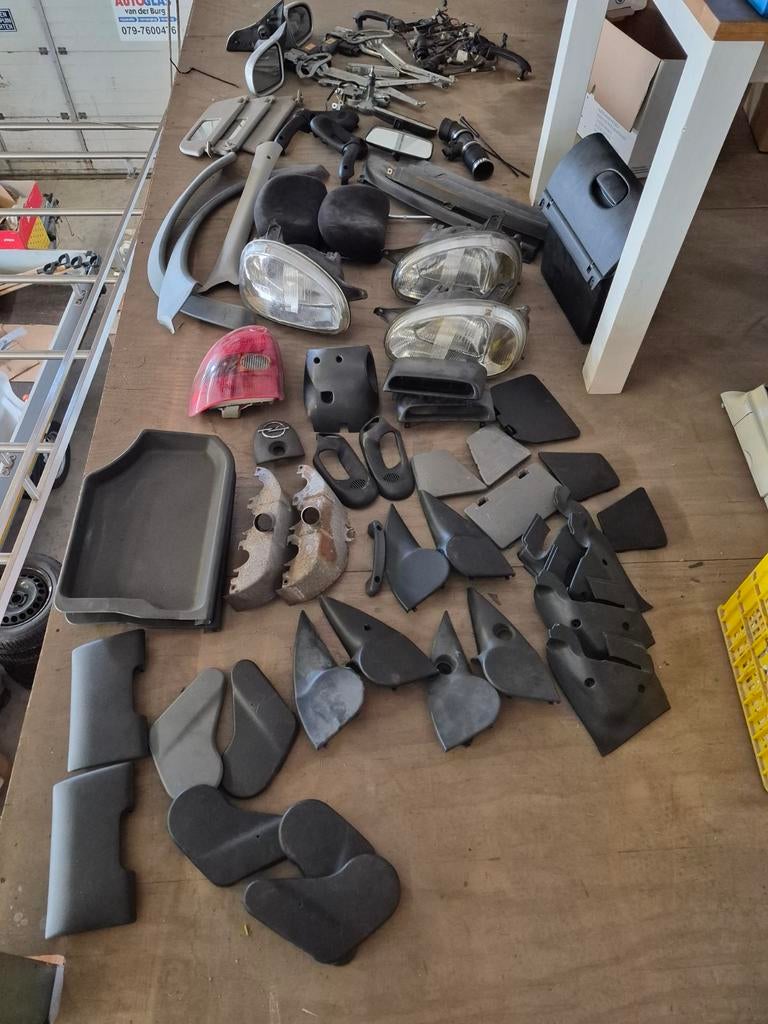 Diverse interieurdelen Opel Corsa B 3-deurs, Auto-onderdelen, Ophalen of Verzenden, Gebruikt, Opel
