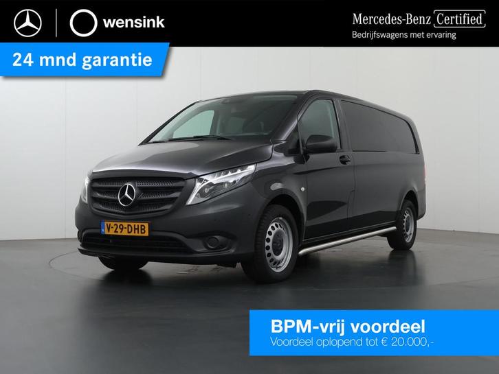 Mercedes-Benz Vito 116 CDI Extra Lang | Dubbel Cabine €57., Auto's, Bestelauto's, Bedrijf, Te koop, Achteruitrijcamera, Airbags