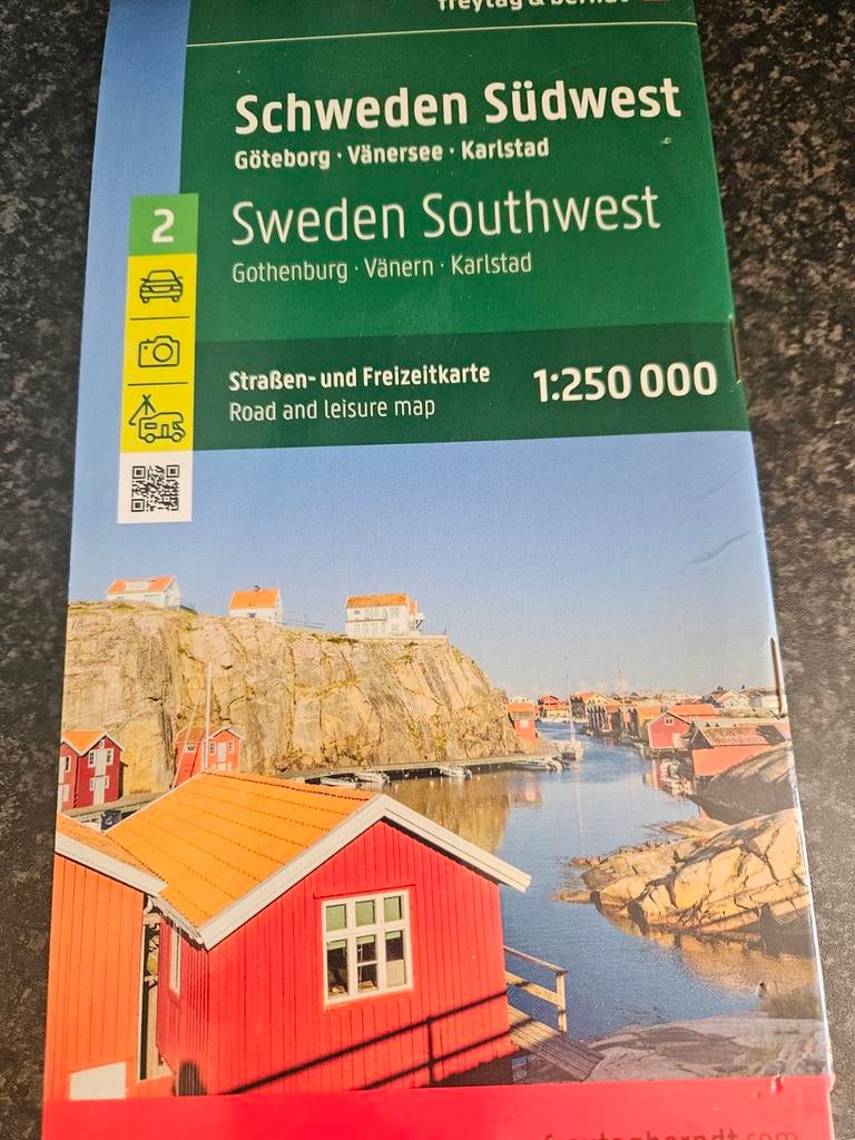 Landkaart Zweden Zuidwest nr. 2 Freytag & Berndt, Boeken, Atlassen en Landkaarten, 2000 tot heden, Ophalen of Verzenden, Overige gebieden