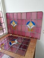 7+1 glas in lood (voorzet) ramen, 55 h x 41,5 br, Ophalen