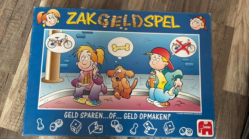 Zakgeldspel, Hobby en Vrije tijd, Ophalen of Verzenden, Gebruikt
