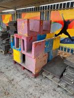 bankjes, Ophalen, Gebruikt, Hout, Terrastegels