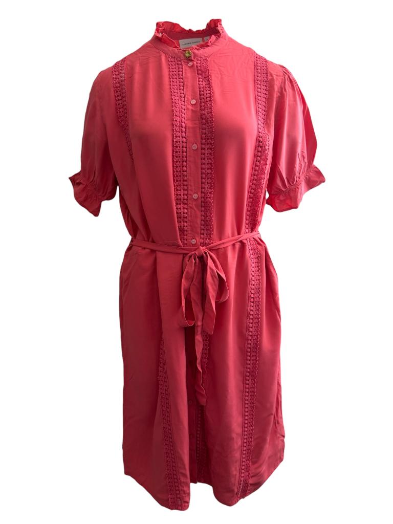 Fabienne Chapot jurk L, Kleding | Dames, Jurken, Zo goed als nieuw, Roze, Onder de knie, Ophalen of Verzenden