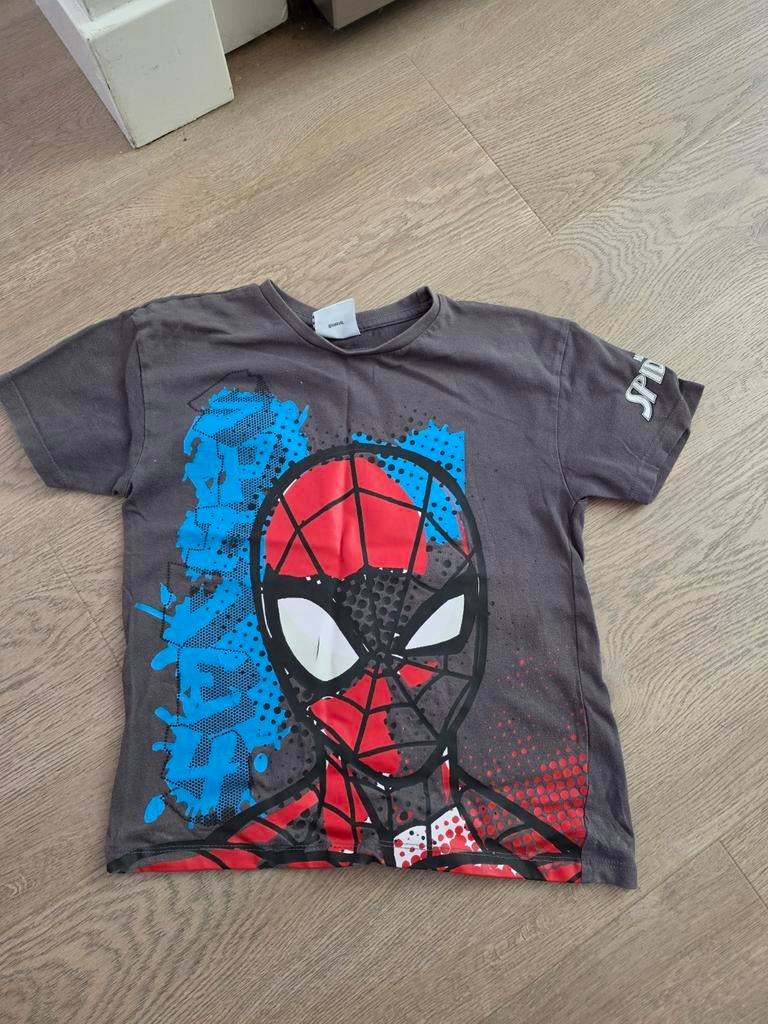 Spiderman shirt maat 128, Kinderen en Baby's, Kinderkleding | Maat 128, Ophalen of Verzenden, Gebruikt, Jongen, Shirt of Longsleeve