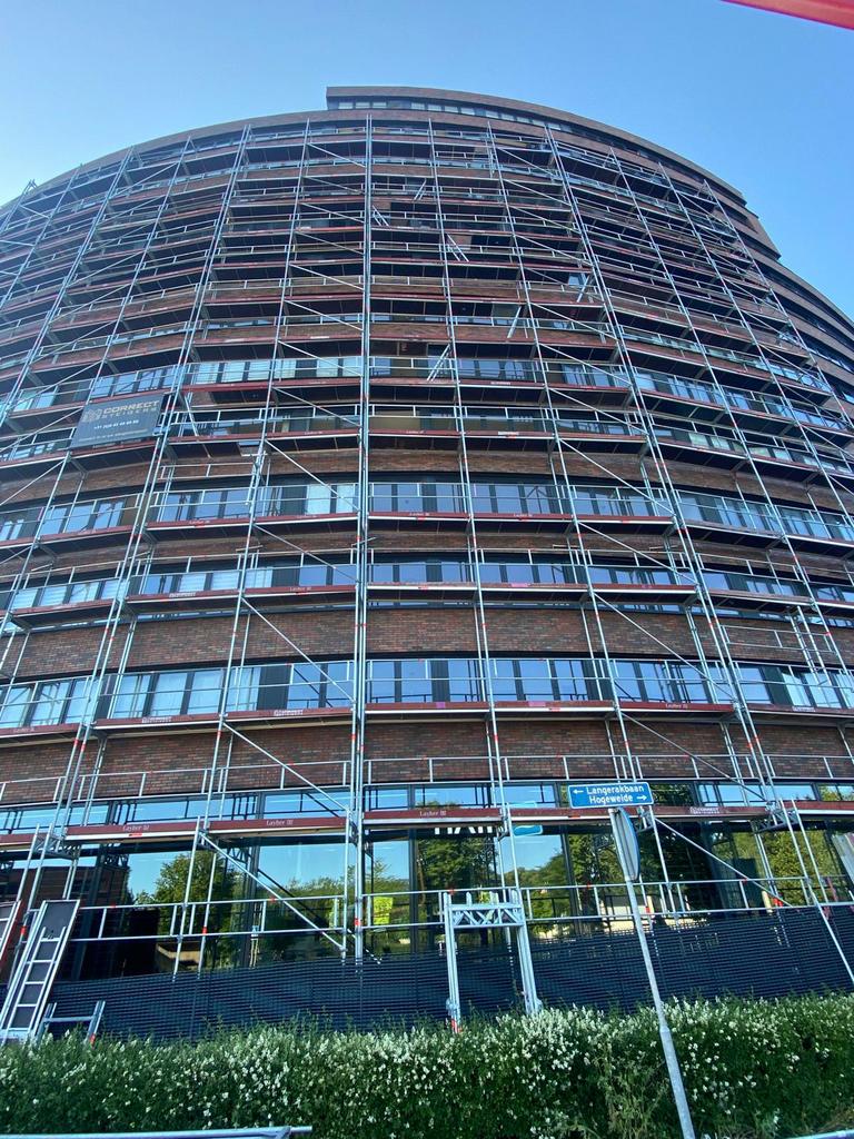 Voordelig Gevelsteiger steiger huren, Doe-het-zelf en Verbouw, Steigers, Ophalen of Verzenden, Zo goed als nieuw, Rolsteiger of Kamersteiger